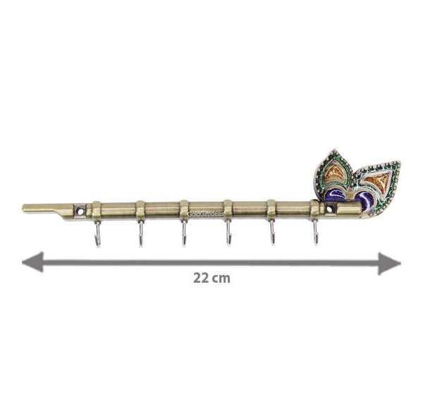 keychain holder, Krishna Flute